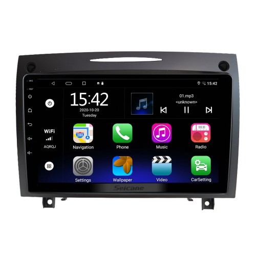 Android 13.0 de 9 pulgadas para BENZ SLK 2004-2012 Radio Sistema de navegación GPS con pantalla táctil HD Soporte Bluetooth Carplay OBD2