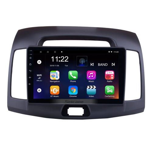 9 pulgadas Android 14.0 para 2008 Hyundai Elantra Radio Sistema de navegación GPS con pantalla táctil HD Soporte Bluetooth Carplay OBD2