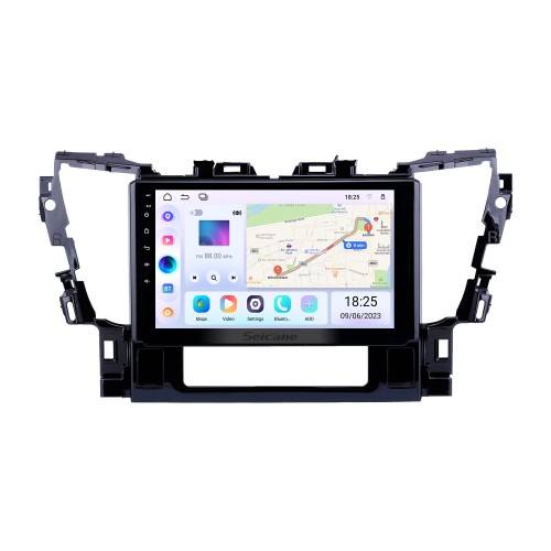 OEM 10.1 pulgadas Android 13.0 Radio para 2015-2016 TOYOTA ALPHARD Bluetooth HD Pantalla táctil Navegación GPS Soporte USB AUX Carplay DVR OBD Cámara de visión trasera