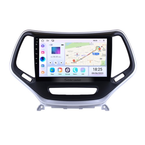 2016 Jeep Grand Cherokee 10.1 pulgadas Android 13.0 Pantalla táctil Radio Sistema de navegación GPS WIFI Bluetooth Soporte de control del volante OBD2 DVR Cámara de respaldo
