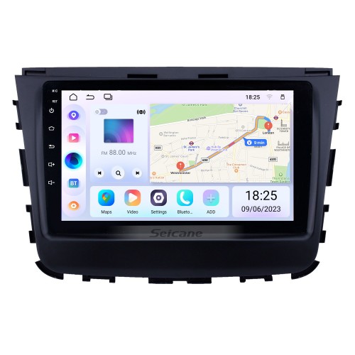9 pulgadas Android 10,0 para 2018 Ssang Yong Rexton sistema de navegación GPS estéreo con Bluetooth OBD2 DVR HD pantalla táctil cámara de visión trasera