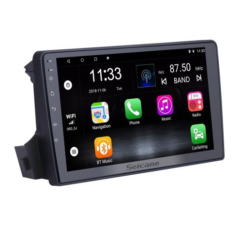 Pantalla táctil HD de 9 pulgadas para 2005 2006 2007-2011 SsangYong Actyon / Kyron Radio Android 13.0 Navegación GPS con soporte Bluetooth Carplay DAB +