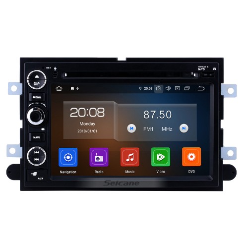 2003-2010 Toyota Land Cruiser Android 4.4.4 GPS navigation system Radio DVD player Mirror link HD touch screen OBD DVR Rearview camera TV USB SD 3G WIFI Bluetooth IPOD Quad-core CPU 16G Flash