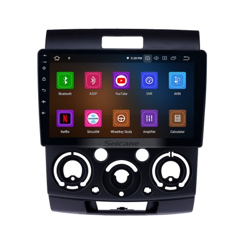 OEM 9 pulgadas Android 12.0 Radio de navegación GPS para 2006-2010 Ford Everest / Ranger Bluetooth HD Pantalla táctil Carplay Soporte USB DVR Control del volante