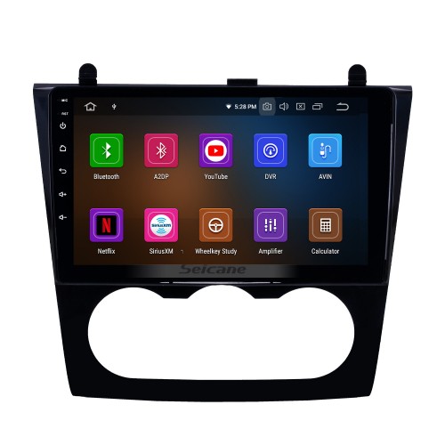 Pantalla táctil HD de 9 pulgadas Android 12.0 Navegación GPS Radio Bluetooth para Nissan Teana Altima 2008-2012 A / C manual con WIFI USB AUX soporte DVD SWC TPMS DVR 4G