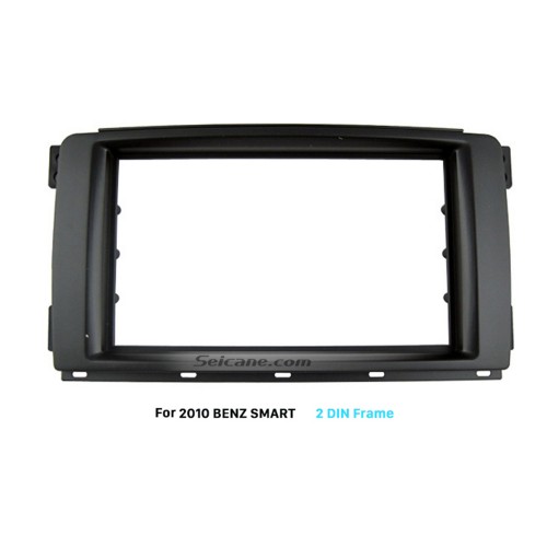 Elegante Doble Din 2010 MERCEDES BENZ Smart Car Radio Fascia Instalación del tablero de instrumentos del marco adaptador estéreo panel auto