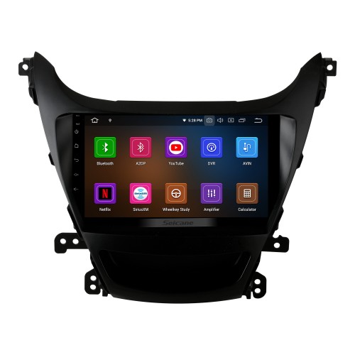 OEM 9 pulgadas Android 13.0 para 2014 Hyundai Elantra RHD Radio Sistema de navegación GPS con pantalla táctil HD Soporte Bluetooth Carplay OBD2 DVR TPMS