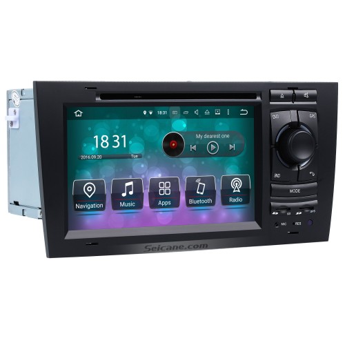 OEM Android 10.0 Reproductor de DVD Sistema de navegación GPS para 1997-2004 Audi A6 S6 RS6 con HD 1080P Video Bluetooth Pantalla táctil Radio WiFi TV Cámara de respaldo control del volante USB SD