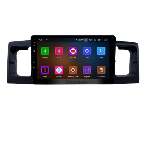 Radio de navegación GPS Android 12.0 de 9 pulgadas para 2005-2011 2012 2013 Toyota Corolla BYD F3 con pantalla táctil HD Carplay AUX Bluetooth compatible con 1080P