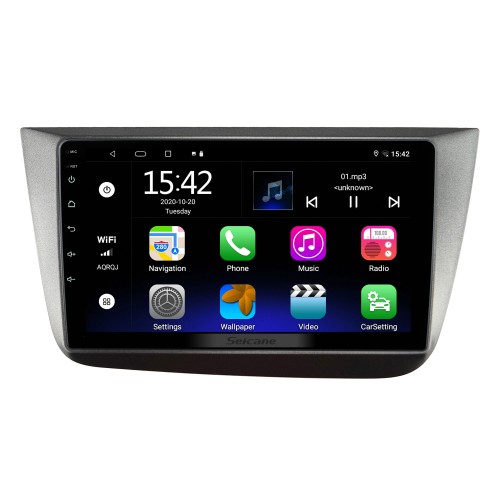 Para SEAT ALTEA LHD 2004-2015 Radio Android 10,0 HD pantalla táctil sistema de navegación GPS de 9 pulgadas con soporte Bluetooth Carplay DVR