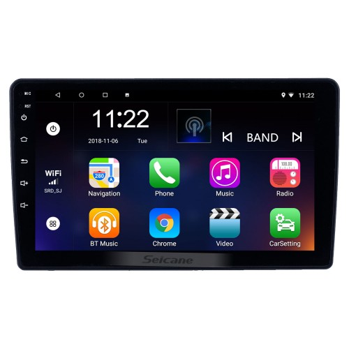 Android 14.0 Radio de navegación GPS con pantalla táctil de 9 pulgadas para 2002 Toyota Vios con Bluetooth USB WIFI compatible con Carplay SWC Cámara trasera OBD2 DAB +