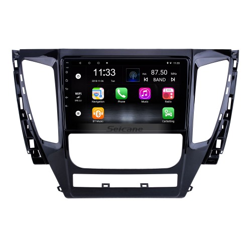 Android 13.0 de 9 pulgadas para 2015 2016 2017 Mitsubishi Pajero Sport Radio Sistema de navegación GPS con pantalla táctil HD Soporte Bluetooth Carplay DVR