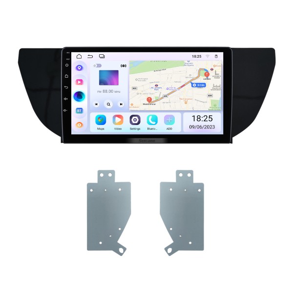 Android 14.0 de 9 pulgadas para 2017 2018 GEELY VISION X3 Sistema de navegación GPS estéreo con soporte de pantalla táctil Bluetooth Cámara de visión trasera