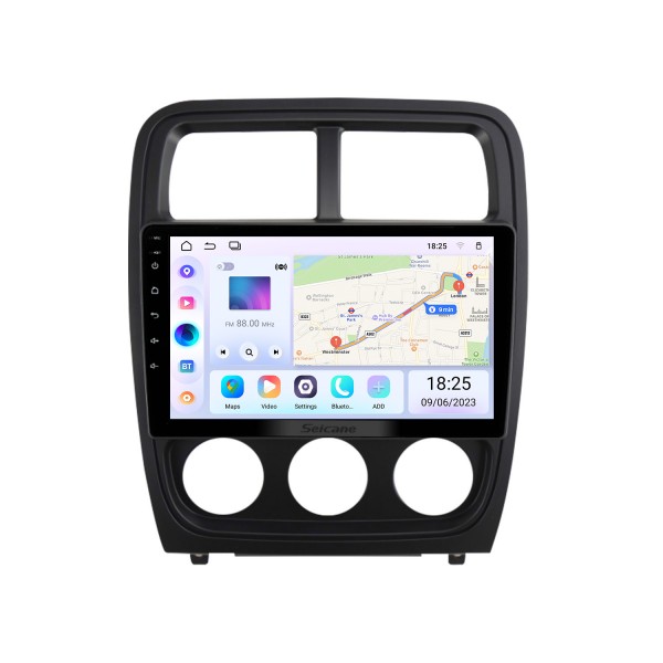 OEM 9 pulgadas Android 13.0 para 2010 2011 2012 DODGE CALIBER Radio con Bluetooth HD Pantalla táctil Sistema de navegación GPS compatible con Carplay DAB +
