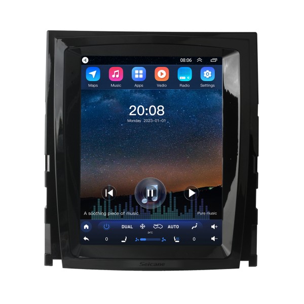 9.7 pulgadas Android 10.0 para 2007-2013 Cadillac SLS Radio Sistema de navegación GPS con Bluetooth Pantalla táctil HD Soporte Carplay DSP SWC DVR DAB + Cámara de respaldo
