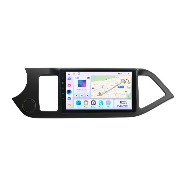 Radio GPS Android 13,0 de 9 pulgadas para 2011-2014 KIA PICANTO Morning pantalla táctil sistema de navegación Bluetooth Enlace espejo
