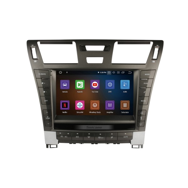 Pantalla táctil HD de 10.1 pulgadas Android 13.0 para 2010 2011-2013 TOYOTA Crown Radio Sistema de navegación GPS Soporte Bluetooth Carplay Cámara de respaldo
