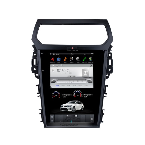 Pantalla táctil HD de 12,1 pulgadas para Ford Explorer TX4003 2014-2019, Radio estéreo para coche, sistema estéreo Carplay con Bluetooth, compatible con cámara AHD