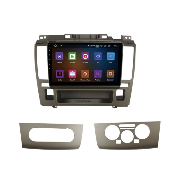 9 pulgadas Android 13.0 para 2005-2010 NISSAN TIIDA Radio de navegación GPS con Bluetooth HD Soporte de pantalla táctil TPMS DVR Carplay cámara DAB +