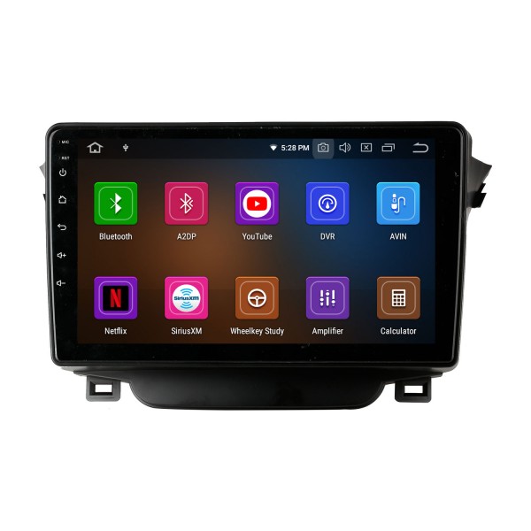 OEM Android 13.0 para 2015 Hyundai I30 Elantra Radio con Bluetooth 9 pulgadas HD Pantalla táctil Sistema de navegación GPS Carplay compatible con DSP