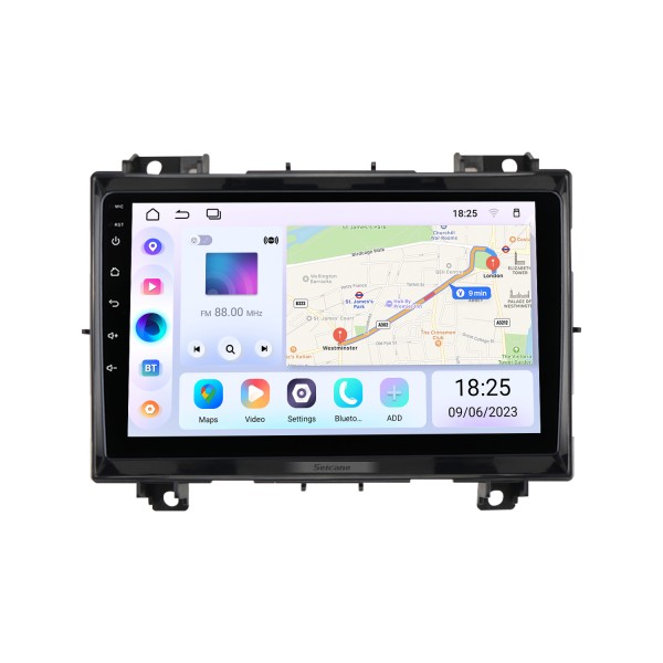 9 pulgadas Android 13.0 para 2021 GREAT WALL PAO Sistema de navegación GPS estéreo con pantalla táctil Bluetooth compatible con cámara de visión trasera
