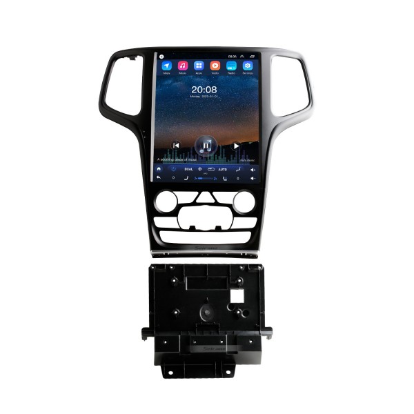 OEM 12.1 pulgadas Android 10.0 para 2014 2015 Jeep Grand Cherokee SRT Radio Sistema de navegación GPS HD Pantalla táctil Bluetooth Carplay