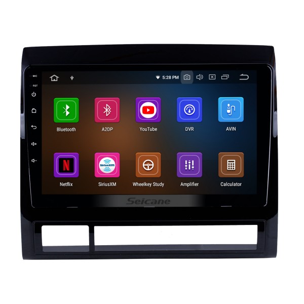 2005-2013 TOYOTA TACOMA / HILUX (Versión América) LHD Android 13.0 OEM 9 pulgadas HD Pantalla táctil Radio Bluetooth Navegación GPS Estéreo con WIFI USB Soporte de música FM SWC DVR Carplay Reproductor de DVD