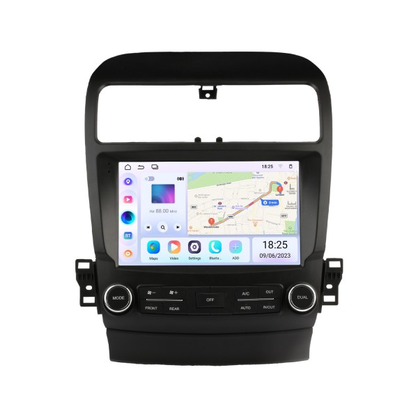 9 pulgadas Android 13.0 para 2006 acura tsx Sistema de navegación GPS estéreo con pantalla táctil Bluetooth compatible con cámara de visión trasera