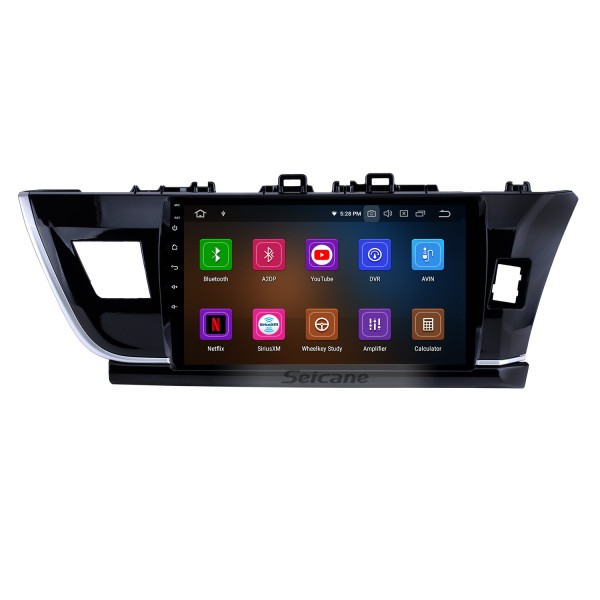 10.1 pulgadas Android 13.0 HD con pantalla táctil Radio Sistema de navegación GPS para 2014 Toyota Corolla RHD Bluetooth cámara de vista trasera TV 1080P 4G WIFI Control del volante Enlace del espejo