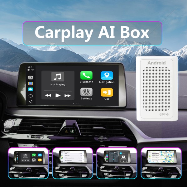 Carplay AI Box 2 + 32G para Factory Carplay compatible con BMW Mercedes Benz Audi Peugeot VW Android 10.0 USB Box Adapter