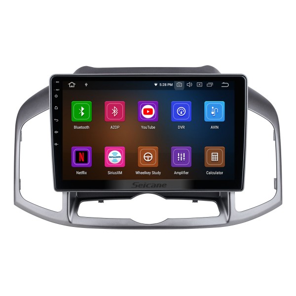 Para 2011-2017 Chevrolet Captiva Radio Android 13.0 HD Pantalla táctil de 10.1 pulgadas con sistema de navegación GPS Bluetooth Soporte Carplay 1080P