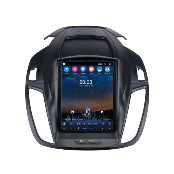 Android 10.0 9.7 pulgadas para 2013-2018 Ford Escape Kuga Radio con navegación GPS HD Pantalla táctil Soporte Bluetooth Carplay DVR OBD2