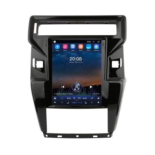 Para 2012-2016 Citroen Quatre (Alto) Radio Android 10.0 9.7 pulgadas HD Pantalla táctil Bluetooth con sistema de navegación GPS Soporte Carplay 1080P AHD Cámara DVR OBD2