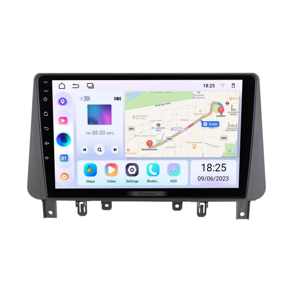 10.1 pulgadas Android 13.0 para 2016 2017 2018 2019 2020 HANTENG X7 Sistema de navegación GPS estéreo con soporte de pantalla táctil Bluetooth Cámara de visión trasera