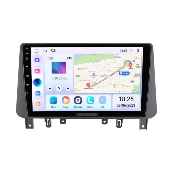 10.1 pulgadas Android 14.0 para 2016 2017 2018 2019 2020 HANTENG X7 Sistema de navegación GPS estéreo con soporte de pantalla táctil Bluetooth Cámara de visión trasera