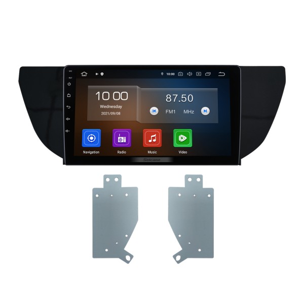 Pantalla táctil HD de 9 pulgadas Android 13.0 para 2017 2018 GEELY VISION X3 Radio Sistema de navegación GPS Bluetooth Carplay compatible con cámara de respaldo