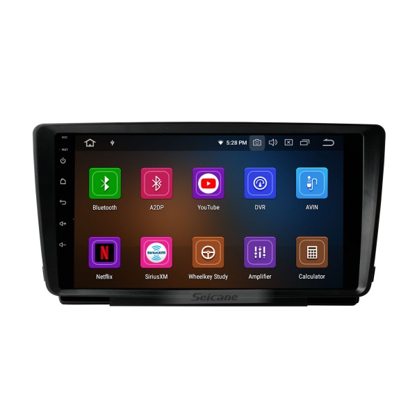 Pantalla táctil HD de 9 pulgadas Android 12,0 para SKODA OCTAVIA 2014 Radio sistema de navegación GPS Bluetooth Carplay compatible con cámara de respaldo