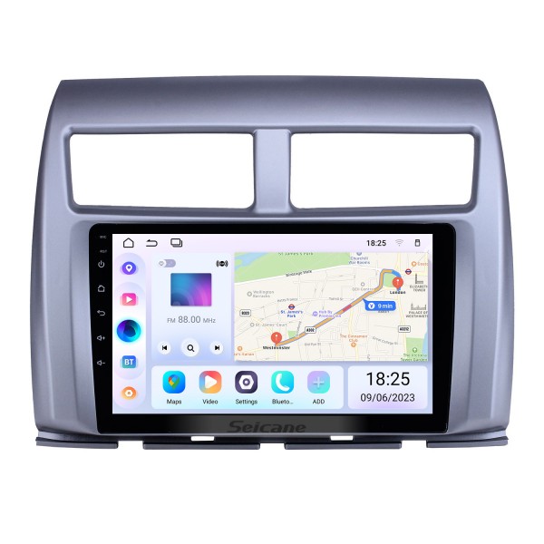 OEM 9 pulgadas Android 14.0 Radio para 2015-2017 Proton Myvi Bluetooth HD Pantalla táctil Soporte de navegación GPS Carplay Cámara trasera
