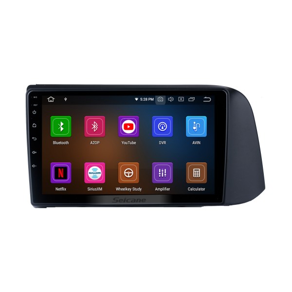 Android 13.0 para 2019 Hyundai i-10 LHD Radio para automóvil con Bluetooth 9 pulgadas HD Pantalla táctil Sistema de navegación GPS Soporte Carplay DSP