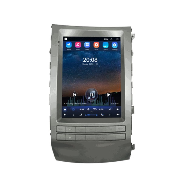 Android 10,0 9,7 pulgadas para HYUNDAI VERACRUZ Radio de gama baja con pantalla táctil HD sistema de navegación GPS Bluetooth compatible con Carplay TPMS