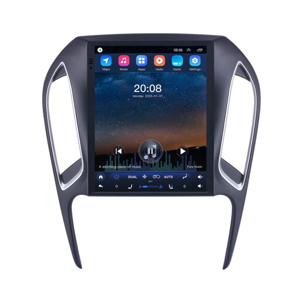 Para 2016 Chery Arrizo 5 Radio 9.7 pulgadas Android 10.0 Navegación GPS con pantalla táctil HD Soporte Bluetooth Carplay Cámara trasera