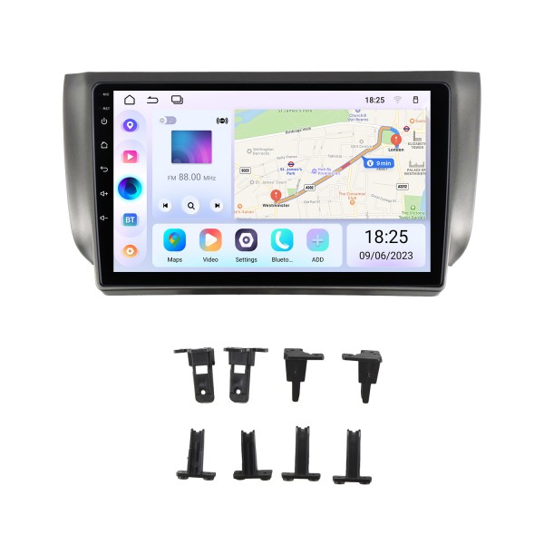 Para 2012 2013 2014-2019 NISSAN SYLPHY Radio Android 13.0 HD Pantalla táctil Sistema de navegación GPS de 10.1 pulgadas con soporte Bluetooth Carplay DVR