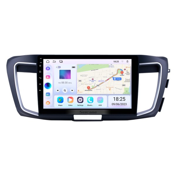 Para HONDA ACCORD RHD 2013 Radio Android 14.0 HD Pantalla táctil Sistema de navegación GPS de 10.1 pulgadas con soporte Bluetooth Carplay DVR