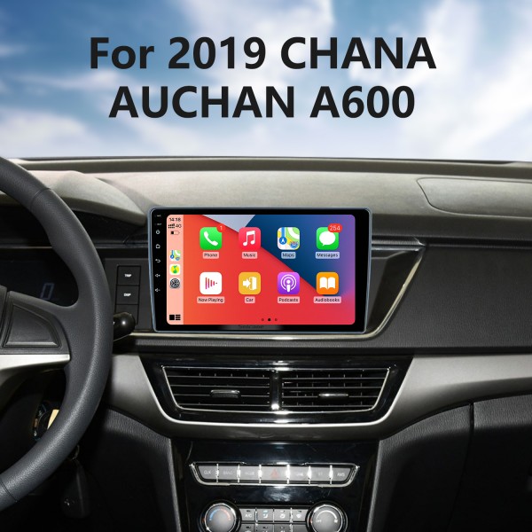 Radio con navegación GPS Android 14.0 de 10,1 pulgadas para 2019 CHANA AUCHAN A600 con Bluetooth, pantalla táctil HD, compatible con TPMS, DVR, Carplay, cámara de visión trasera, DAB+