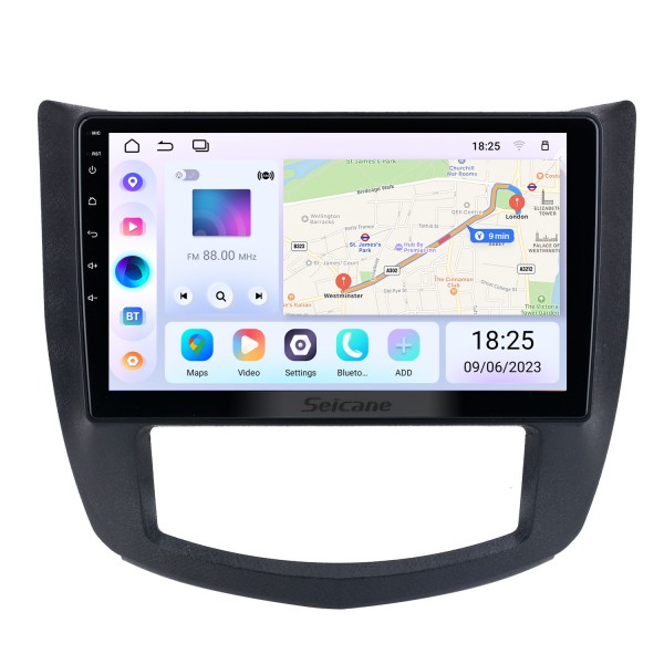 10.1 pulgadas Android 14.0 para 2013-2017 SGMW Hongguang Radio Sistema de navegación GPS con pantalla táctil HD Soporte Bluetooth Carplay OBD2