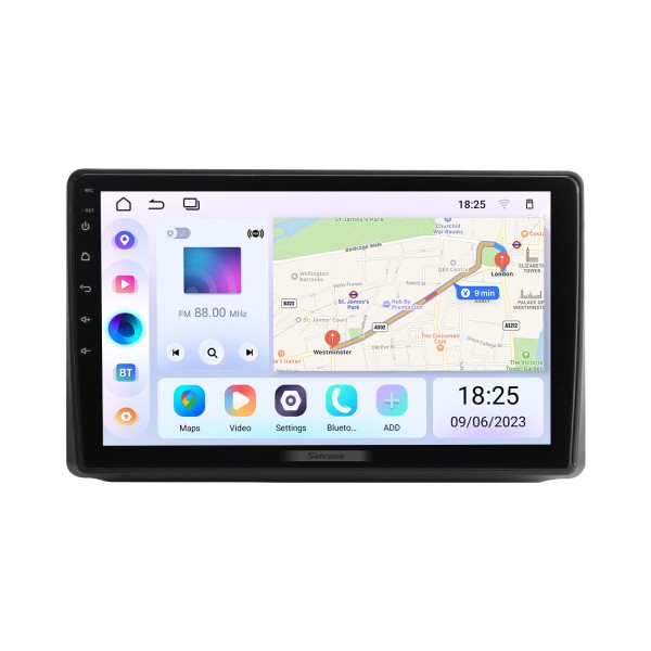 10.1 pulgadas Android 13.0 para 2021 TOYOTA RAIZE AVANZA Sistema de navegación GPS estéreo con pantalla táctil Bluetooth compatible con cámara de visión trasera