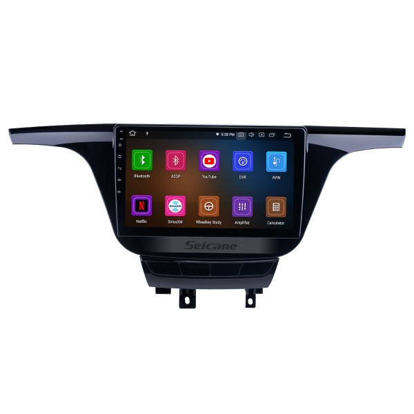 Android 12,0 para 2017 2018 Buick GL8 Radio 10,1 pulgadas sistema de navegación GPS con Bluetooth HD pantalla táctil Carplay soporte DSP