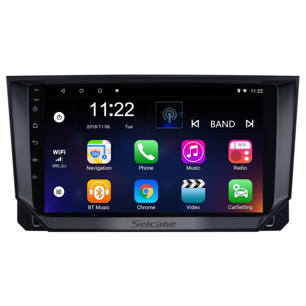 Android 10,0 HD pantalla táctil de 9 pulgadas para 2018 Seat Ibiza/ARONA Radio sistema de navegación GPS con soporte Bluetooth Carplay