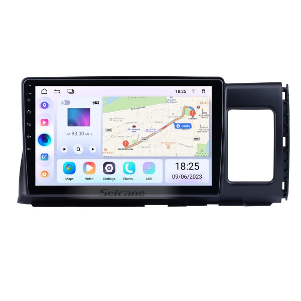 10.1 pulgadas Android 14.0 para 2006 Toyota Wish Radio Sistema de navegación GPS con pantalla táctil HD Soporte Bluetooth Carplay OBD2