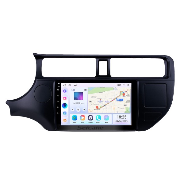 Android 13.0 Radio de navegación GPS con pantalla táctil de 9 pulgadas para 2012-2014 Kia Rio LHD Kia Rio EX con Bluetooth USB WIFI Soporte AUX Cámara de respaldo Carplay SWC TPMS